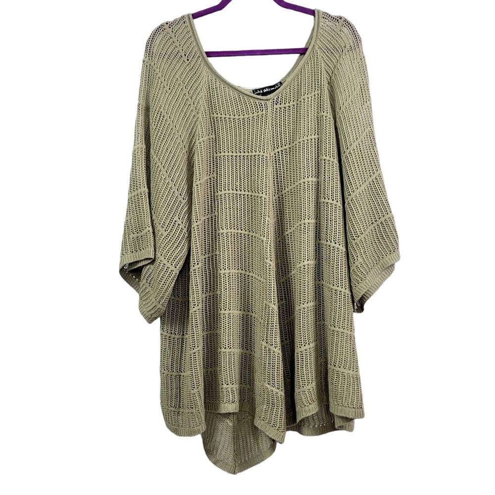United States Sweater Pullover Lace Sweater Size 3X